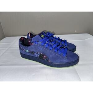 NWOT Puma X Lamelo Ball Galaxy Sneakers Blue Suede Mens Size 7 Classic 21